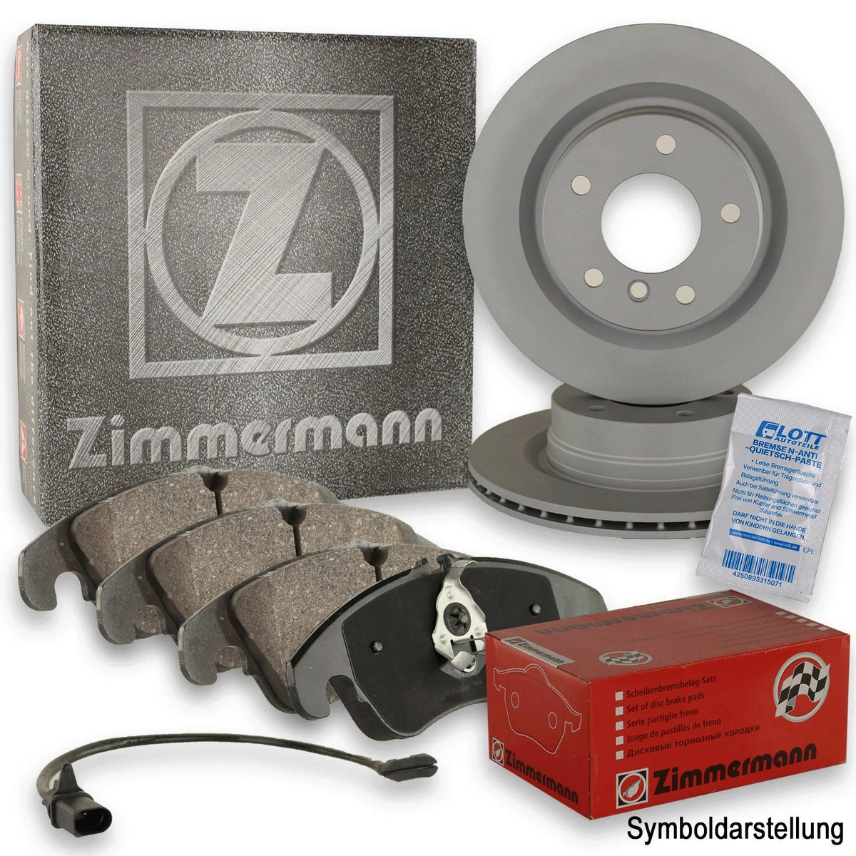 Гальмівні диски та колодки Zimmermann для VW GOLF SPORTSVAN: Надійність і безпека