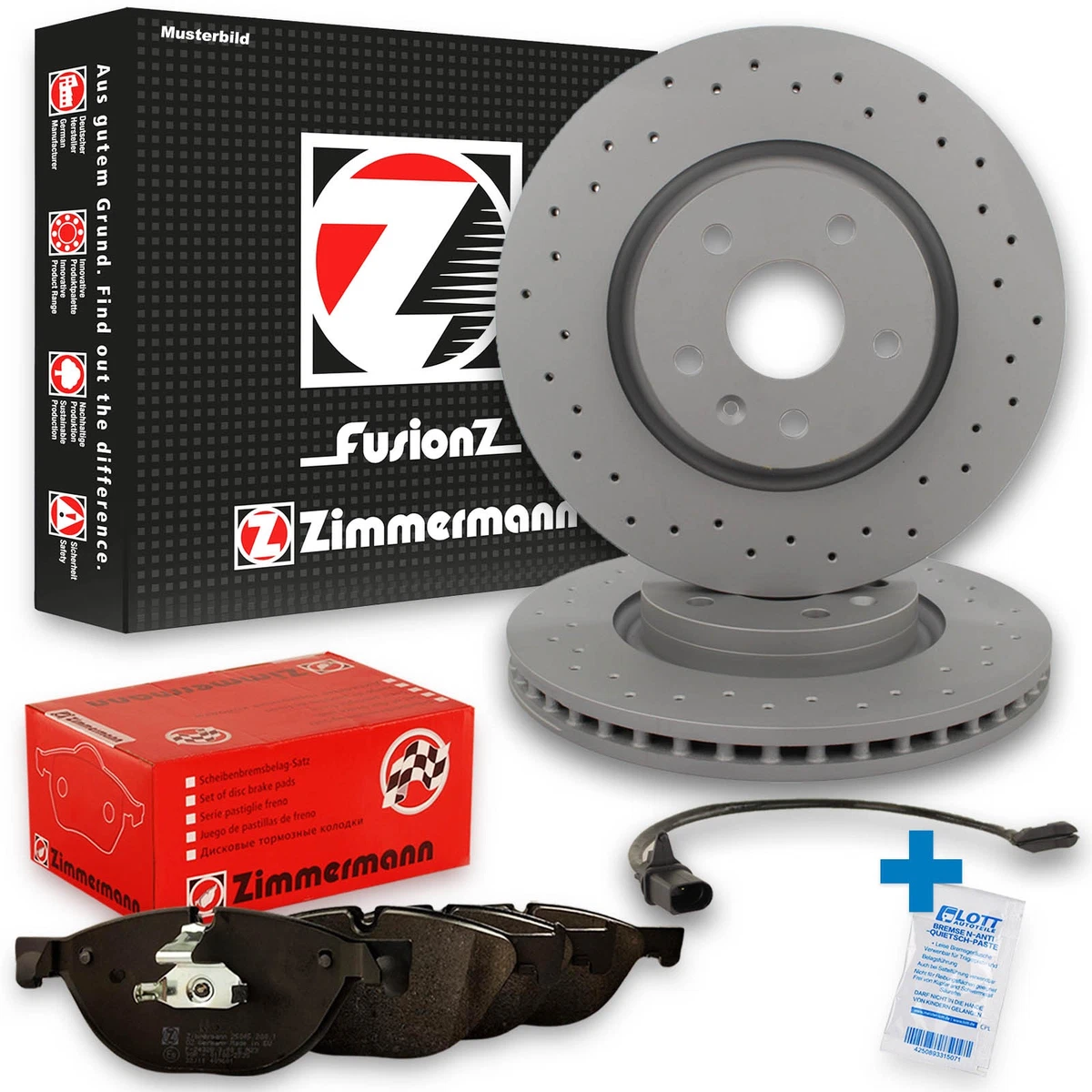 Найкращі гальмівні системи для AUDI A3 (8P1) від Zimmermann