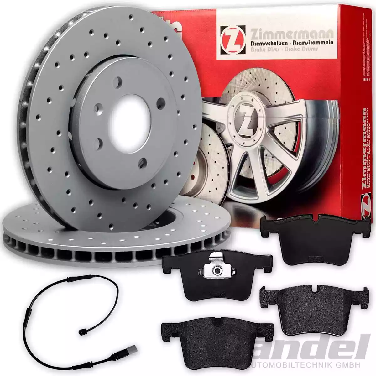 Гальмівні диски та колодки Zimmermann для PEUGEOT 308 SW II