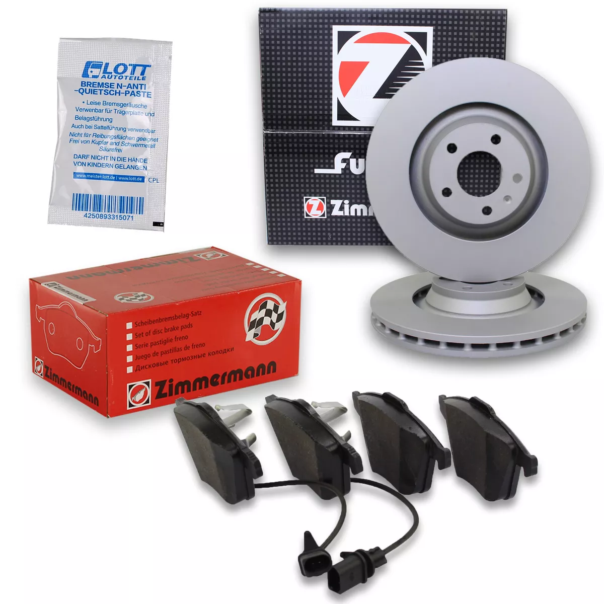 Гальмівні колодки та диски Zimmermann для PEUGEOT 806 (221) 2.0 HDI 16V